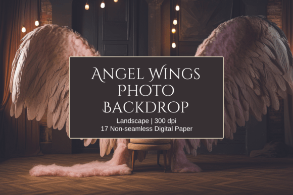 Download Ethereal Angels Wings Photo Backdrop - Premium Resources