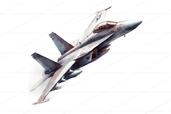 Download Watercolor Fighter Jet Clipart PNG - Premium Resources