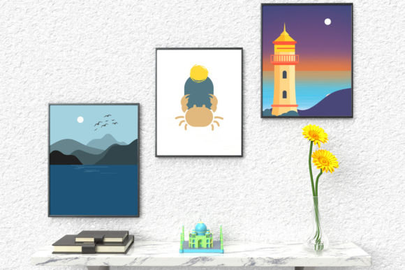 Download Printable Sea Wall Art Set of 3 Prints - Premium Resources